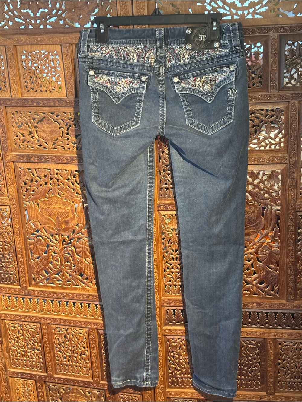 Miss Me Blue Signature Skinny Jeans